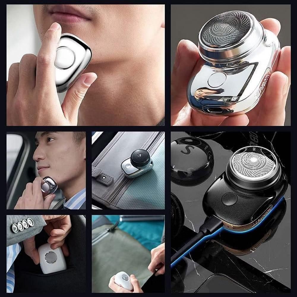 Mini Electric Shaver | Portable USB Rechargeable Travel Razor for Men